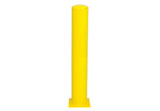 Stootpaal 219x4,5x1500 mm. Geel op voetplaat