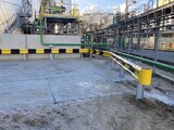 Vangrail type A 1-hoog in kleur Geel-Zwart