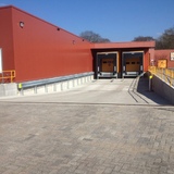 Beschermingsrail Type B 1-hoog 1050mm op voetplaat