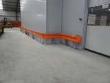 Beschermingsrail Type B 1-hoog 750mm op voetplaat