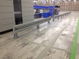 Beschermingsrail Type B 1-hoog 550mm op voetplaat