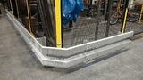Beschermingsrail Type B 1-hoog 400mm op voetplaat