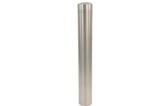 RVS 316 Stootpaal 219x3x1700 mm. aardebaan | geslepen