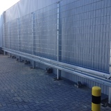 Beschermingsrail type b met dubbelstaafmat